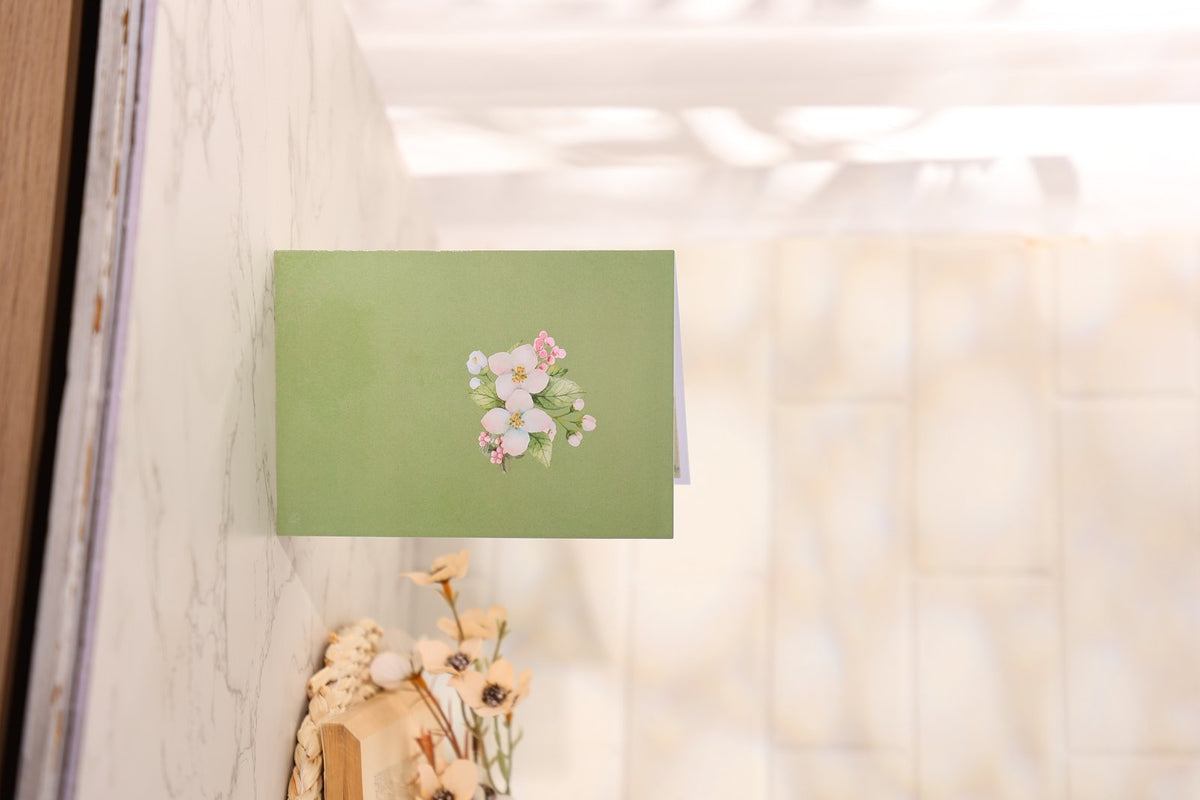 Pear Blossom Tree 3D Pop Up Card