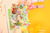 Cat Surprise House Greeting Card