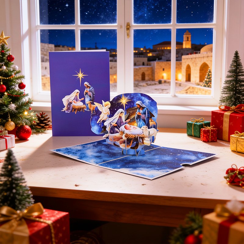 Christmas Jesus Greeting Card