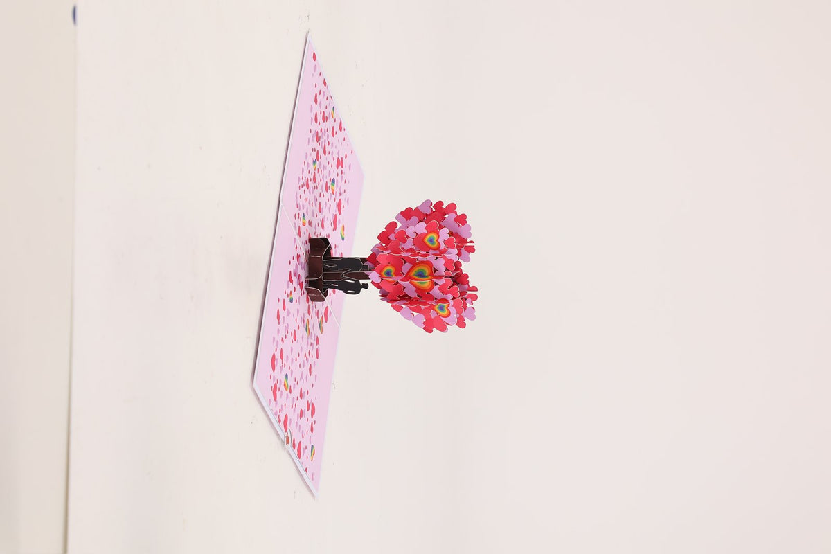 Valentine's Day Two Grooms 3D Pop Up Card