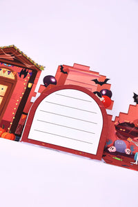 Halloween Haunted House Double Door Pop Up Card