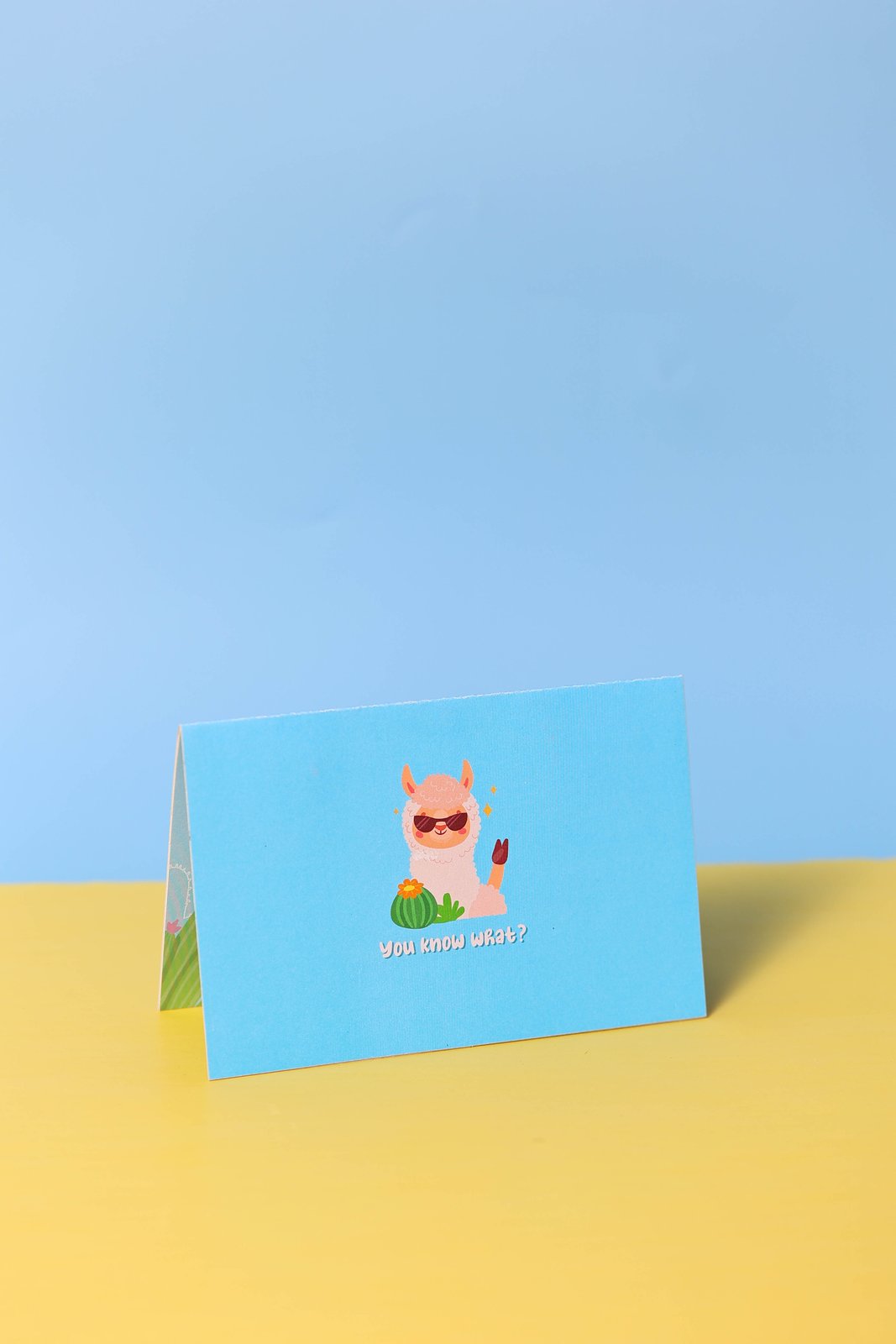 U Are Llamazing Boys 3D Pop Up Card