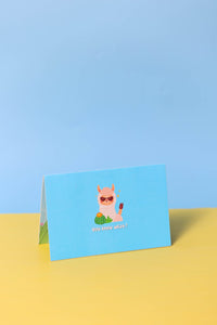 U Are Llamazing Boys 3D Pop Up Card