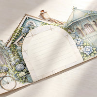 Hydrangea Garden Double Door Card
