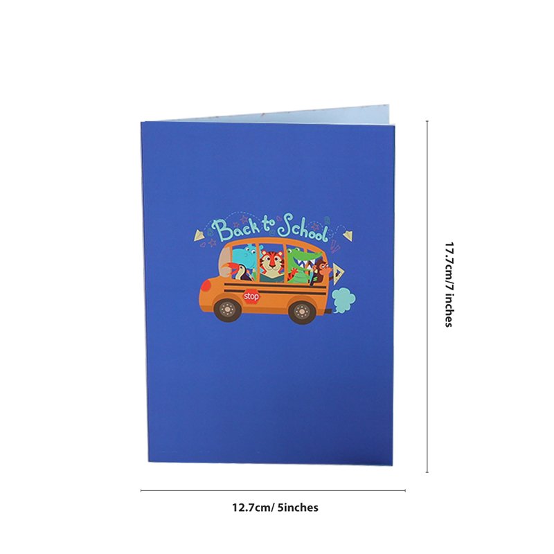 Back To School Car Greeting Card