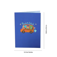 Back To School Car Greeting Card