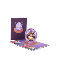 Easter Purple Easter Egg Greeting Card