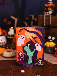 Halloween Cactus Ghost Flip Pop Up Card