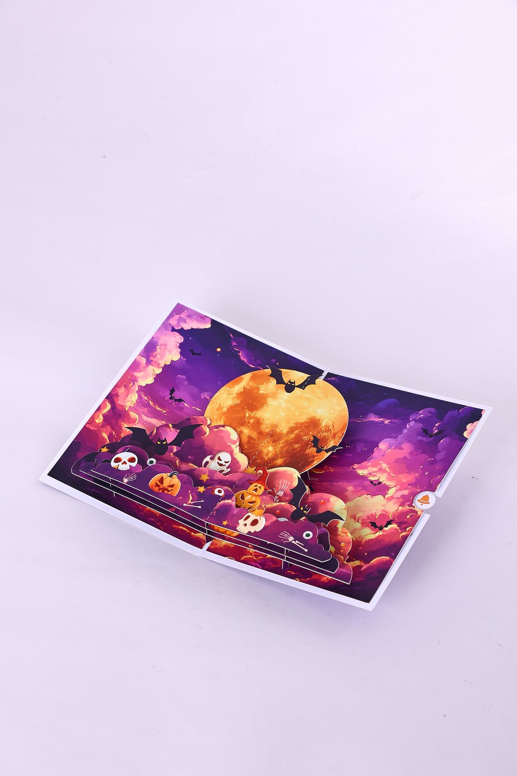 Halloween Full Moon Greeting Card