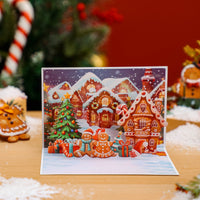 Christmas Sleigh Gift Flip Pop Up Card