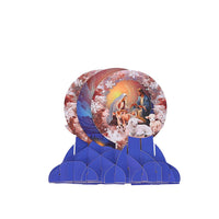 Round Window Nativity Manger 3D Pop Up Card
