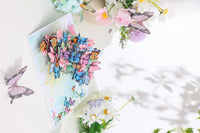 Butterfly Floral Branch Greeting Card
