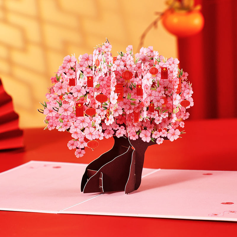 Lunar New Year 3D Pop Up Greeting Card