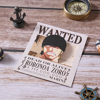 One Piece Roronoa Zoro Wanted Poster 3D Pop-Up Greeting Card