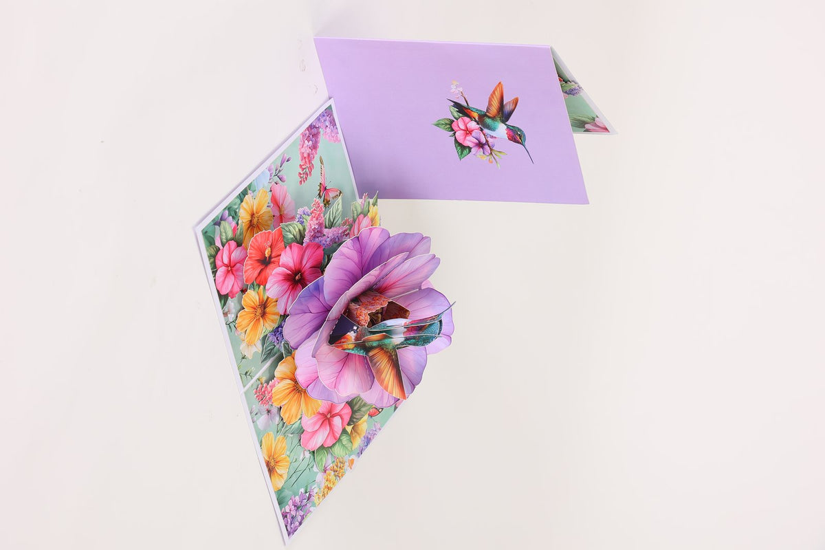 Hummingbird Floral Greeting Card
