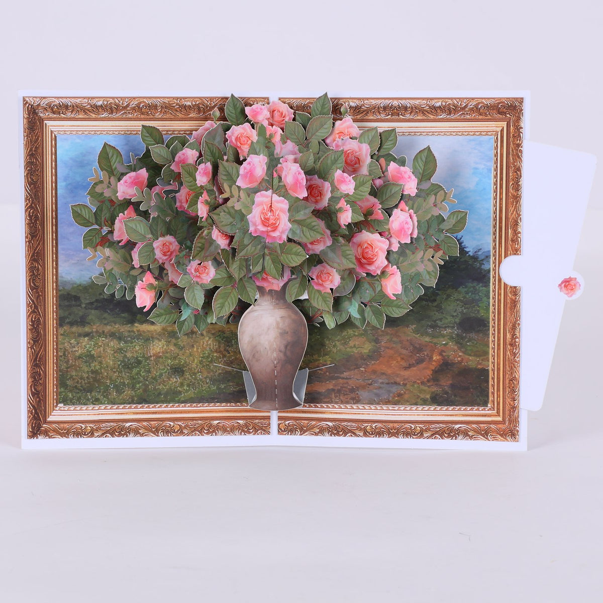 Van Gogh Rose Greeting Card