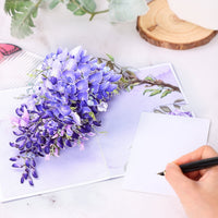 Wisteria Trellis 3D Pop Up Card