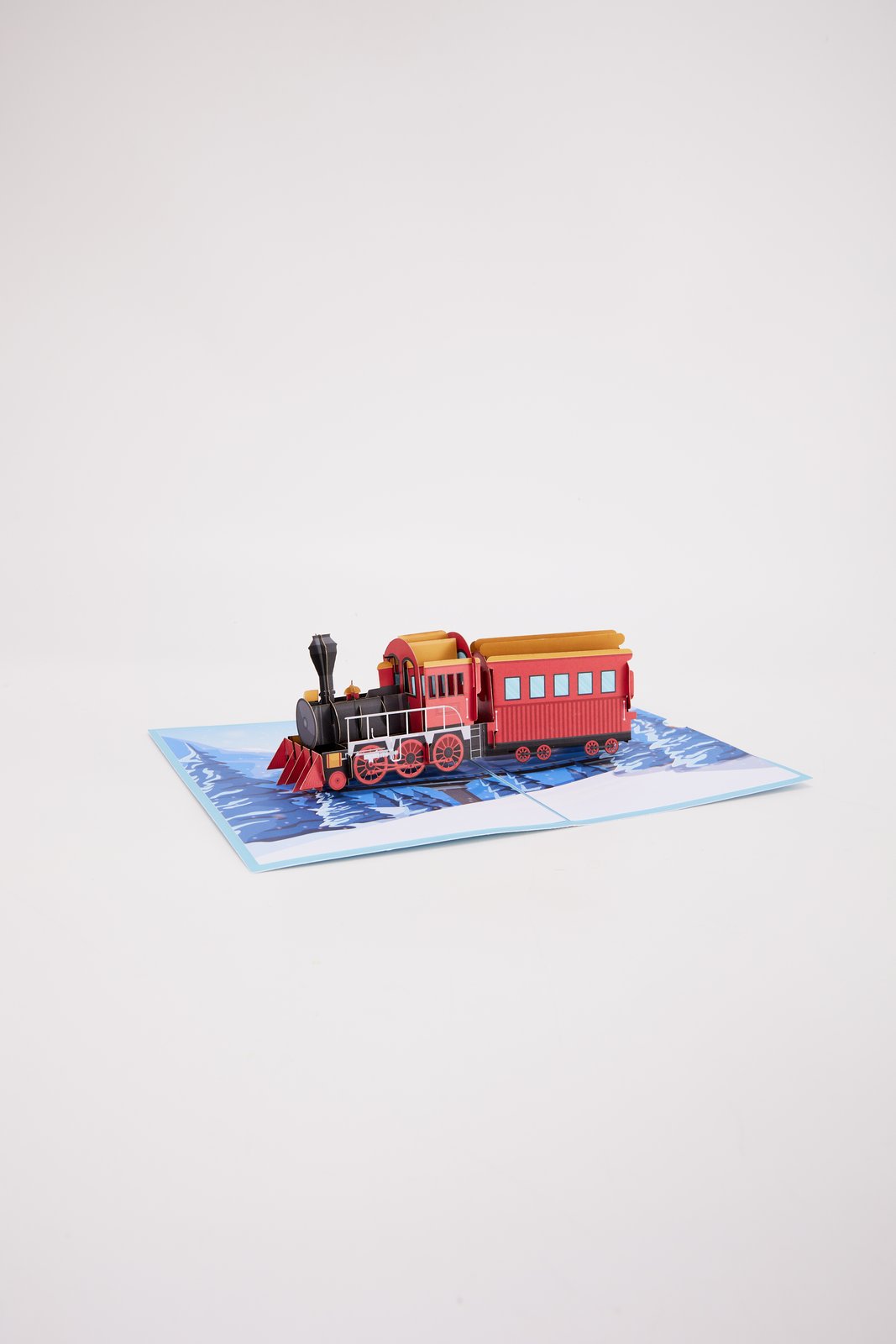 Steam Train Pop Up Card