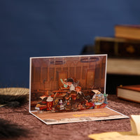 Magic Large Great Hall 3D Pop Up Card