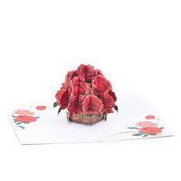 Rose Basket Greeting Card