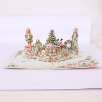 Pink Cute Christmas 3D Pop Up Card