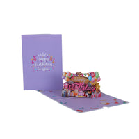 Cat Birthday 3D Pop Up Card