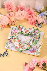 Heart Butterfly Greeting Card