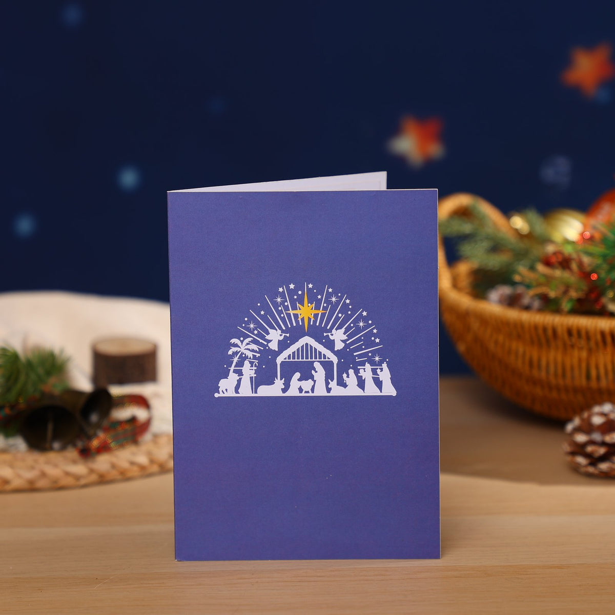 Nativity Silhouette Greeting Card