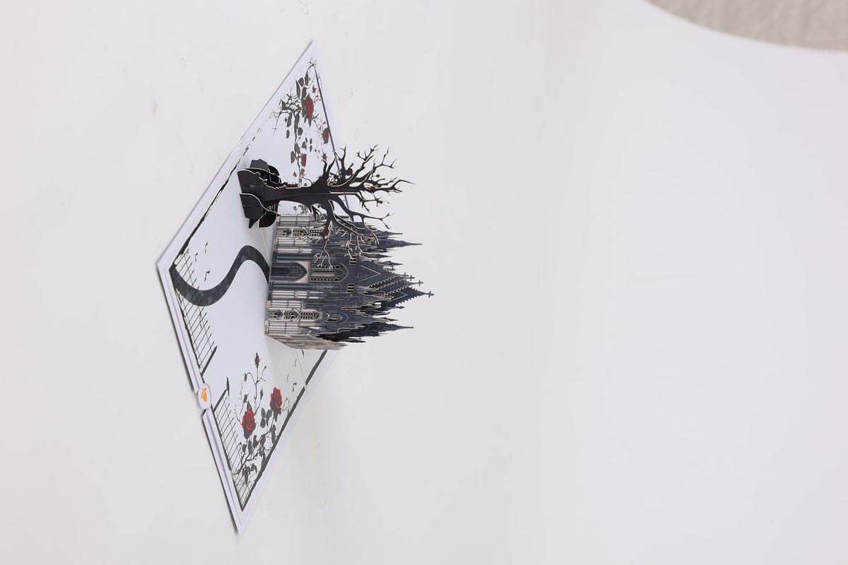Gothic Architecture 3D Pop Up Card