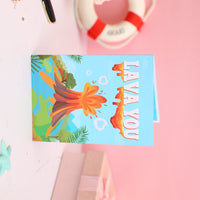 Volcano Dinosaur 3D Pop Up Card