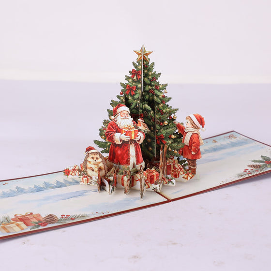 & Mini Christmas Tree Greeting Card