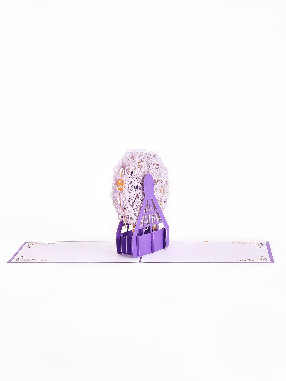 Lavender Crystal Ball Card
