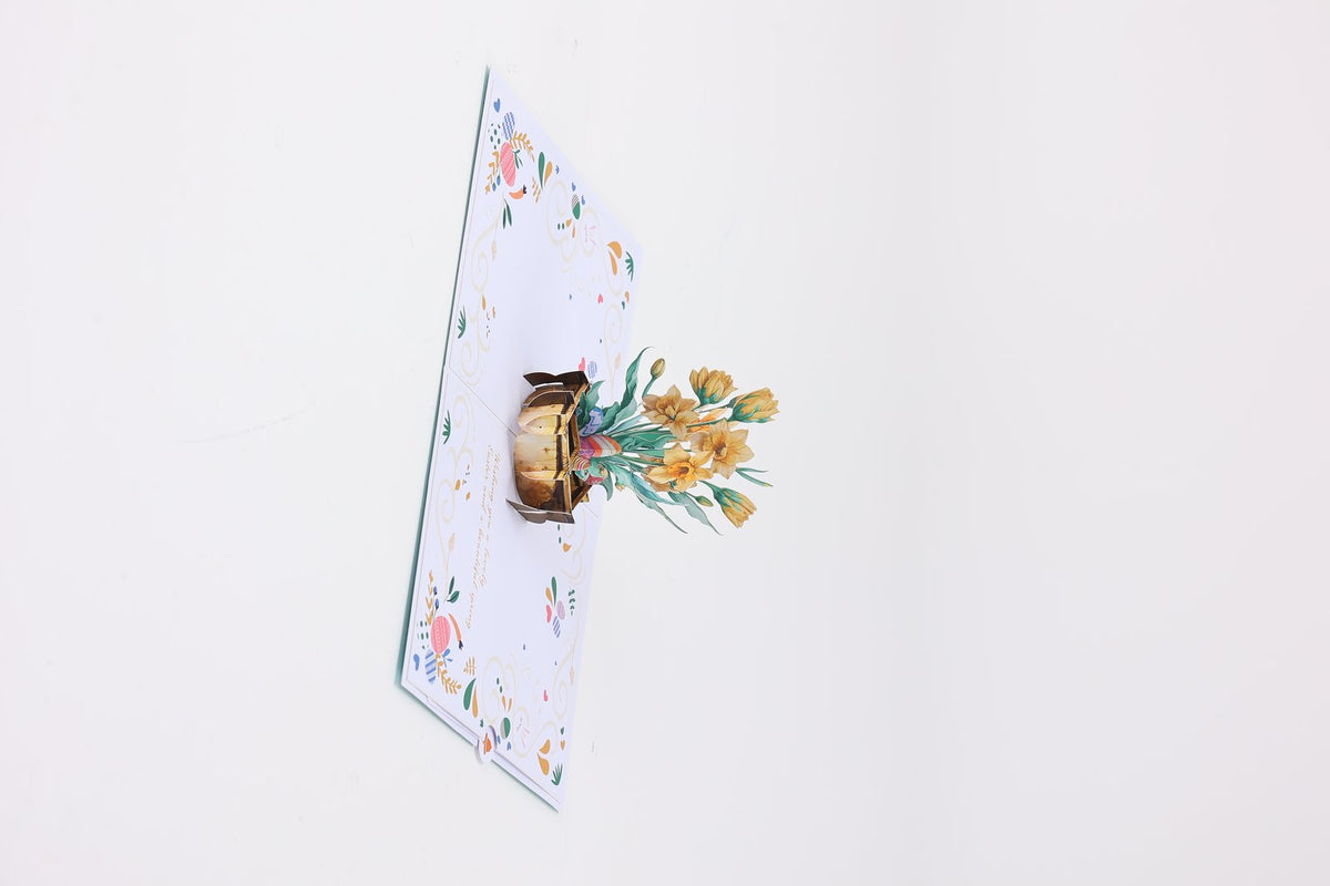 Daffodil Easter Greeting Card
