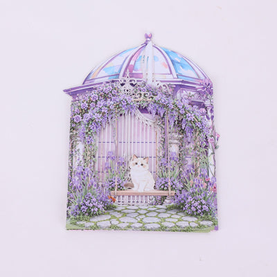 Garden Double Door Pop Up Card