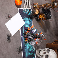 Blue Halloween Flip Pop Up Card