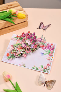 Tulip 3D Pop Up Card