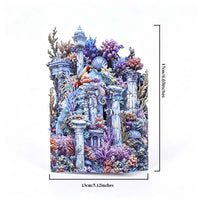 Under The Sea World Mermaid Double Door Card