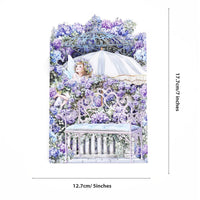 Hydrangea Fairy Double Door Pop Up Card