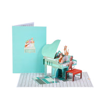 Cat Cake Flip Pop Up Card