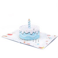 LED Lights & Music Birthday Cake Pop Up Card