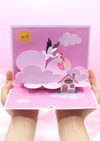 Baby Shower 3D Pop Up Card