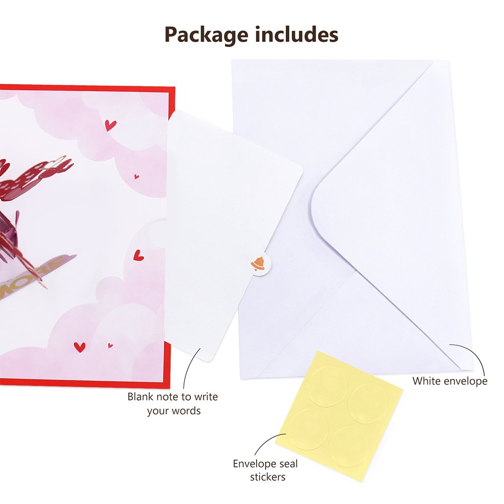 Love You More 3D Pop Up Card