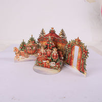 Christmas Nutcracker Double Door Pop Up Card