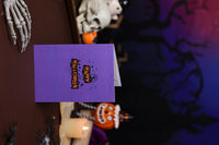 Halloween Skeleton Greeting Card