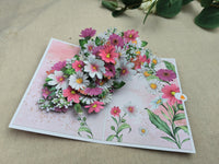 Pink Daisy Greeting Card