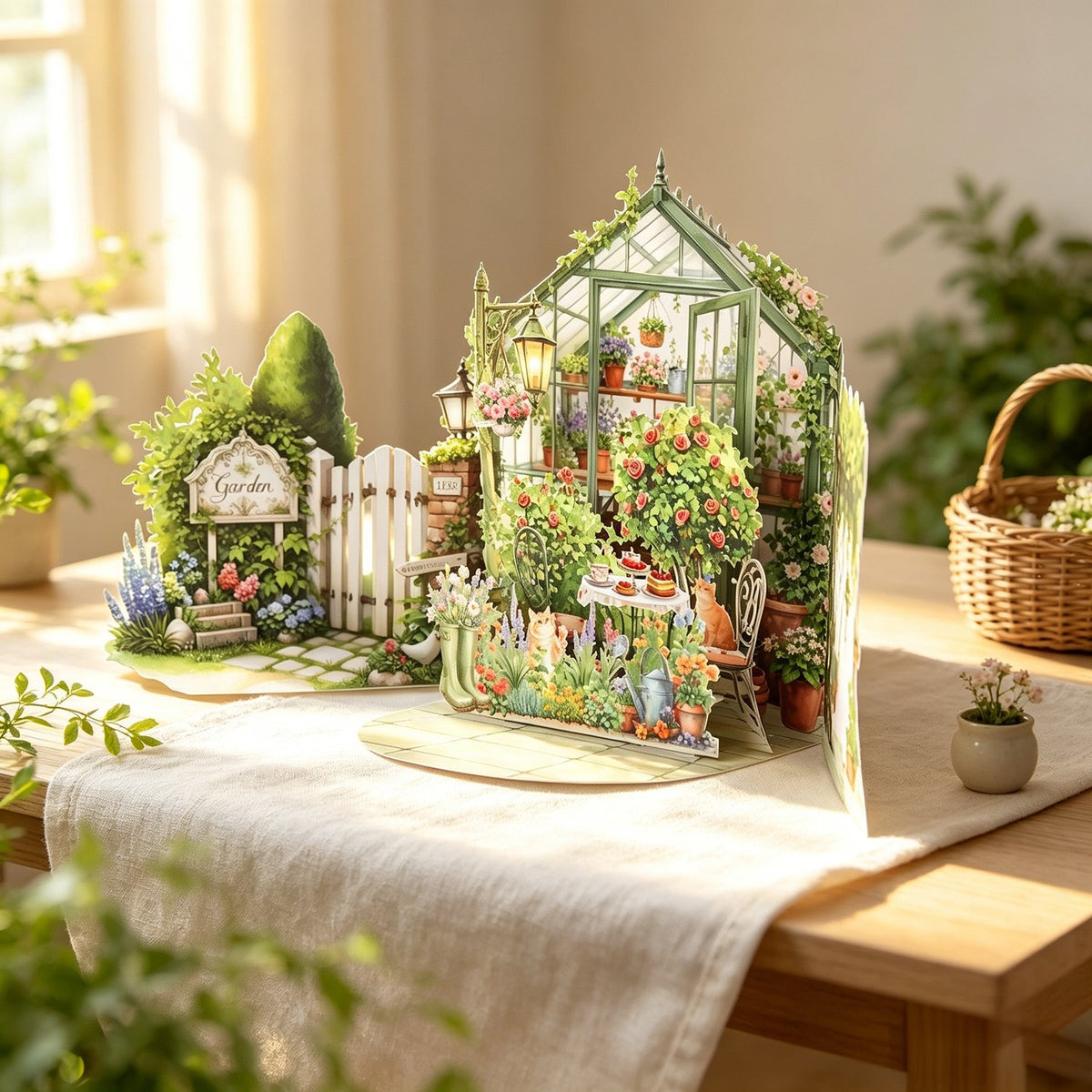 Garden Double Door Card