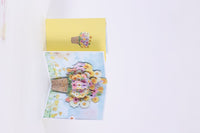 Colorful Flower Basket 3D Pop Up Card