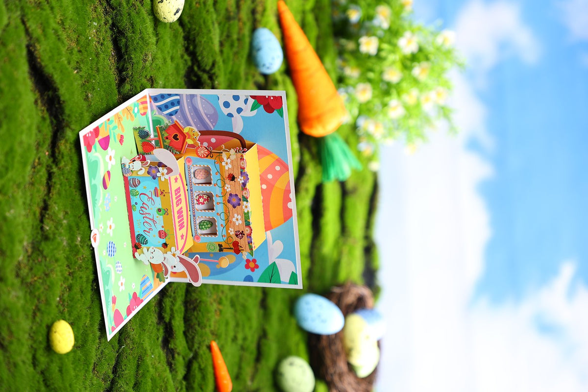 Easter Game Console Pop Up Card