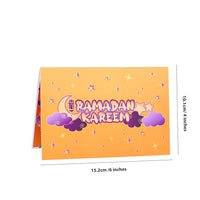 Purple Ramadan 90° 3D Pop Up Card