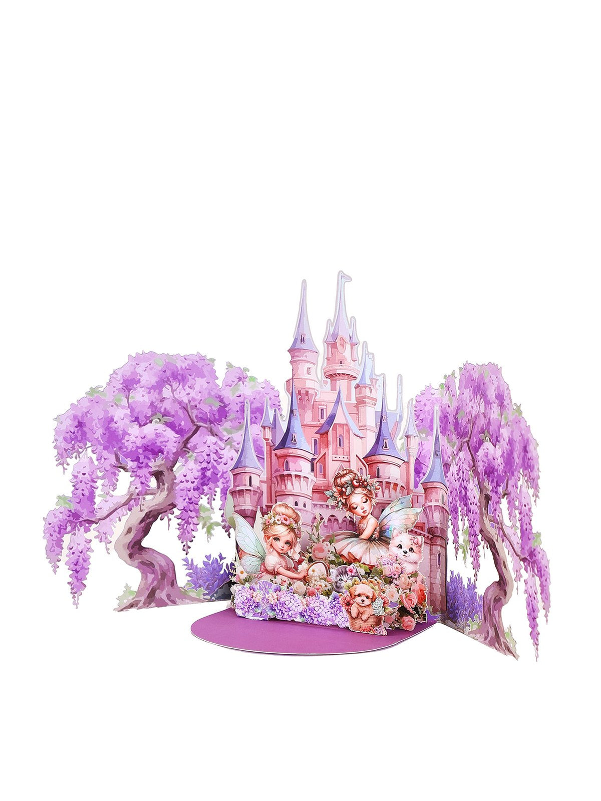 Wisteria Tree 3D Pop Up Card